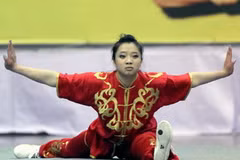Dương Thúy Vi sẽ thi đấu trong ngày hôm nay. (Ảnh: Quang Nhựt/TTXVN)