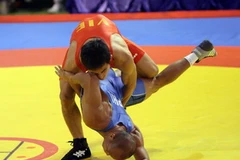 Việt Nam chỉ có một xuất ở môn vật. (Ảnh: Quang Nhựt/TTXVN)