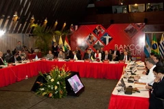 Quang cảnh cuộc họp đầu tiên của Hội đồng bộ trưởng Ngân hàng phương Nam (Nguồn: Bộ ngoại giao Ecuador)