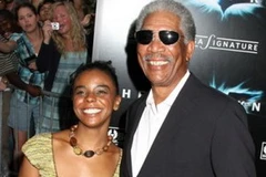 Morgan Freeman cùng cô cháu gái. (Nguồn: Internet)