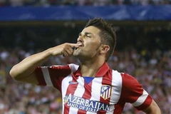 Villa sút tung lưới Barcelona. (Nguồn: Reuters)