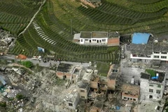 Hình ảnh sau vụ động đất tại Tứ Xuyên. (Nguồn: Reuters)