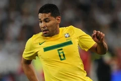 Santos trong màu áo Brazil ở trận thua Đức 2-3. (Nguồn: Getty Images)