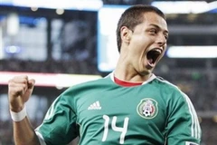 Chicharito tỏa sáng trong màu áo Mexico. (Nguồn: AP)