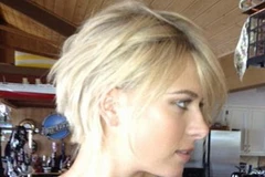 Sharapova gây sốt với tóc tém. (Nguồn: Daily Mail)