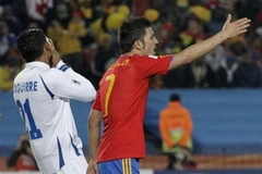 Villa đã có hành động không đẹp với Izaguirre. (Nguồn: Getty Images)