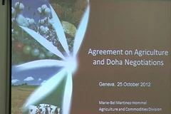 Nông nghiệp - một trong những chương trình của cuộc họp được Việt Nam quan tâm.