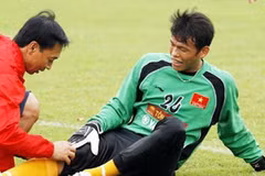 Tấn Trường không thể bắt đầu mùa giải V-League cùng đồng đội do chấn thương. (Ảnh: Internet)