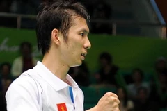 Tiến Minh dễ dàng đi tiếp. (Ảnh: Quốc Khánh/TTXVN)