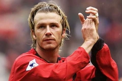 Becks đã có năm tháng hạnh phúc trong màu áo Manchester United. (Nguồn: Internet)