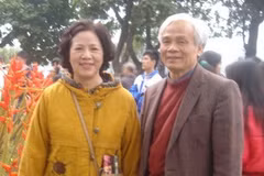 Vợ chồng giáo sư-tiến sĩ khoa học Ngô Huy Cẩn. (Nguồn: TT&VH)