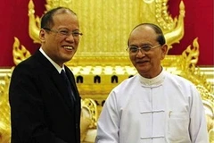 Tổng thống Philippines Benigno Aquino và Tổng thống Myanmar U Thein Sein. (Nguồn: inquirer.net)
