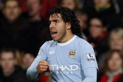 Tiền đạo Carlos Tevez. (Ảnh: Reuters)