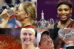 Những tay vợt nữ xuất sắc trong làng banh nỉ thế giới thập kỷ đầu tiên của thế kỷ 21. (Ảnh: Getty Images/Reuters)