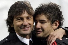 Pato và Leonardo khi còn ở AC Milan. (Nguồn: Getty Images)