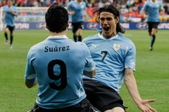 Suarez và Cavani sẽ sát cánh tại Olympic London 2012. (Nguồn: Getty Images)