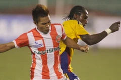 V-League mùa tới sẽ có nhiều cầu thủ trẻ, nhưng hạn chế ngoại binh. (Ảnh: Quang Nhựt/TTXVN)
