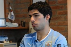 Luis Suarez trở lại thi đấu cho Uruguay. (Nguồn: AFP)