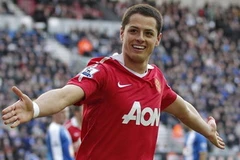 Tiền đạo Javier Hernandez. (Nguồn: Reuters)