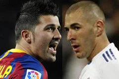 Villa và Benzema đang khiến "siêu kinh điển" nóng lên. (Nguồn: Getty Images/AP)