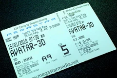 Chiếc vé "Avatar" mang về doanh thu 1 triệu USD tại Việt Nam. (Ảnh: M.H)