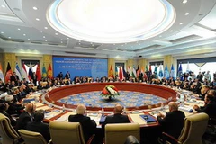 Quang cảnh Hội nghị thượng đỉnh SCO. (Nguồn: brecorder.com)