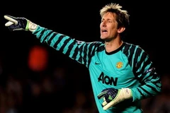 Van der Sar sẽ ra sân trận Blackpool. (Nguồn: Getty Images)
