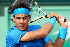 Nadal nhọc nhằn vào vòng 2 Roland Garros. (Nguồn: Getty)
