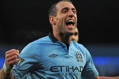 Zabaleta mở đầu chiến thắng cho cho Man City. (Nguồn: AFP/Getty Images)