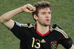 Mueller tỏa sáng với chiếc áo số 13 tại World Cup 2010. (Nguồn: Getty Images)