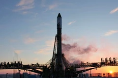 Tàu Tiến bộ M-04M được phóng từ Trung tâm vũ trụ Baikonur ở Kazakhstan. (Ảnh: en.rian.ru)