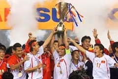 Việt Nam lên ngôi AFF Cup vào năm 2008.