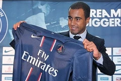 Lucas Moura trong ngày ra mắt PSG. (Nguồn: Getty)