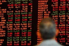 Chứng khoán đỏ sàn tại các thị trường châu Á. (Ảnh: AP)