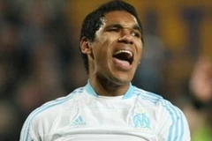 Chân sút Brandao của Olympique Marseille. (Nguồn: AP)