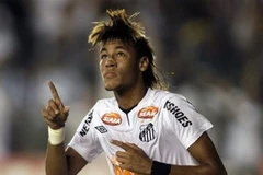 Neymar lại tỏa sáng giúp Santos chiến thắng. (Nguồn: AP)