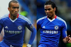 Hai cựu binh Bosingwa và Malouda. (Nguồn: Getty Images)