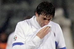 Sự thất vọng của Milito bên phía Inter. (Ảnh: AP)