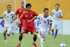 Hà Nội ACB thăng hạng sớm một vòng. (Ảnh: Quốc Khánh/TTXVN)