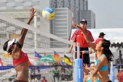 Bóng chuyền là một trong bảy môn mà Việt Nam tham dự. (Ảnh: Quốc Khánh/TTXVN)