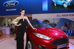 Ford Fiesta tại Triển lãm Ôtô Việt Nam.