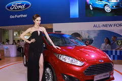 Ford Fiesta tại Triển lãm Ôtô Việt Nam.