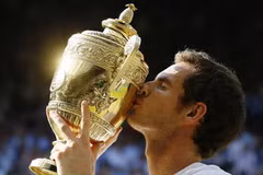 Murray lần đầu lên ngôi Wimbledon. (Nguồn: AP)