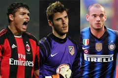 Silva, De Gea, Sneijder - ba cái tên đáng chú ý mà M.U muốn có. (Nguồn: AP/Getty Images)