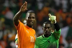 Niềm vui của Drogba và đồng đội. (Nguồn: AP)