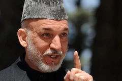 Tổng thống Hamid Karzai. (Nguồn: AFP)