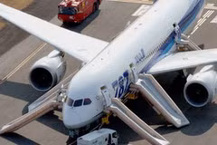 Mẫu 787 Dreamliner phải hạ cánh khẩn cấp. (Nguồn: Guardian)
