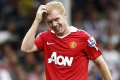 Scholes phải xa sân cỏ ít nhất 10 ngày. (Nguồn: Reuters)