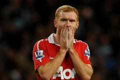 Paul Scholes vắng mặt trong trận đấu với Chelsea. (Nguồn: Getty Images)