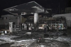 Hiện trường sau vị giao tranh. (Nguồn: Reuters)